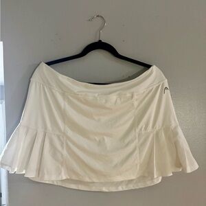 🌻Head White Women's Flared Mini Skirt